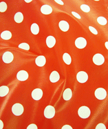 PVC Table Cloth Spots | Spoty Red