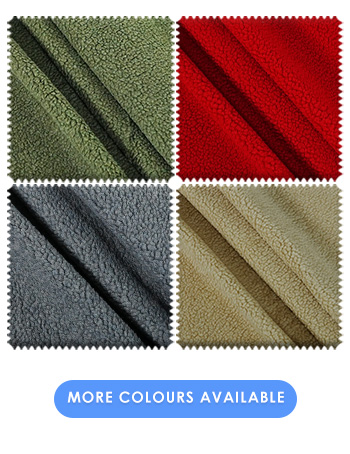 Sherpa Fleece Fabric | Red