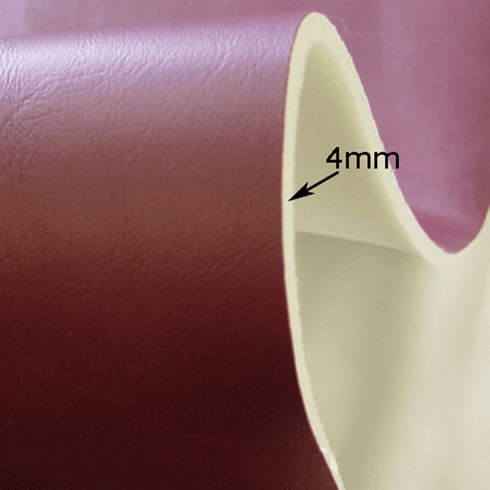 4mm Foam Backed Leatherette (Fire Retardant) Fabric UK