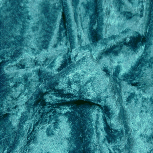 Crushed Velvet Plain Dyed Fabric UK