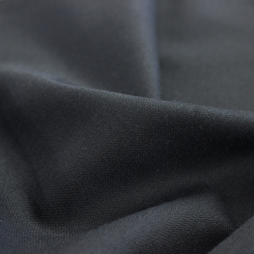 Polyester Wool Mix Suiting(3) Midnight Fabric UK