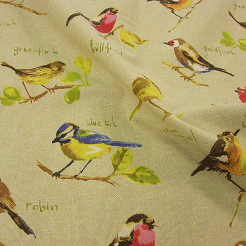 Wildlife On Cotton Birds Ducks Erflies Flowers Fabric Uk Birds Ducks Erflies Flowers