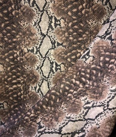 Snakeskin PU Fabric