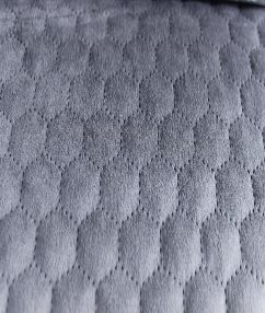 Honey Comb Velvet Upholstery Fabric