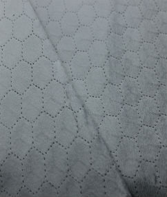Honey Comb Velvet Upholstery Fabric