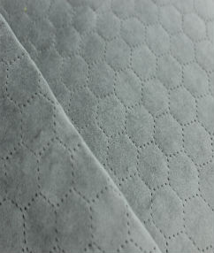 Honey Comb Velvet Upholstery Fabric