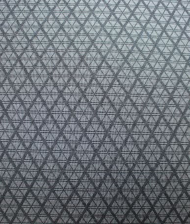 Diamond Car Seat Fabric  - Black/Grey