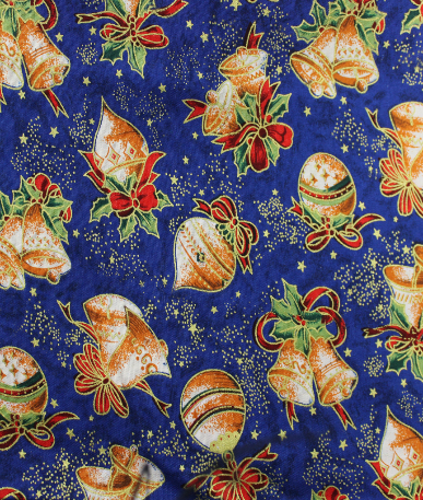 Christmas Bauble Print Poplin