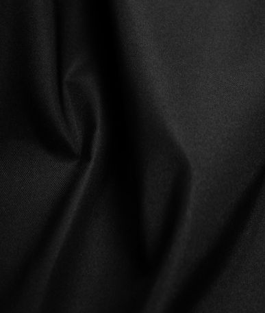 Black Polyester Fabric - FR - Raven | Black