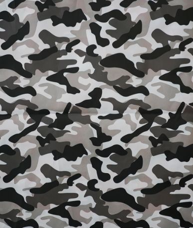 Camo Waterproof Fabric PU 4oz 