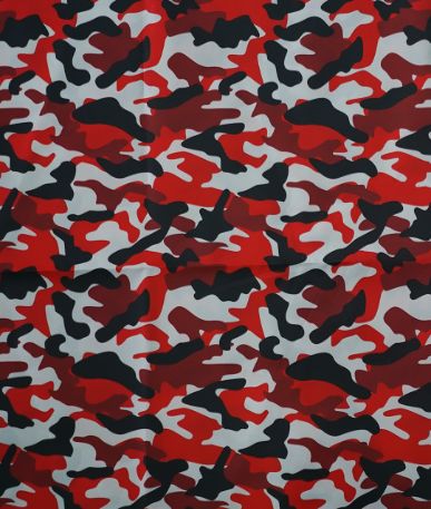 Camo Waterproof Fabric PU 4oz 