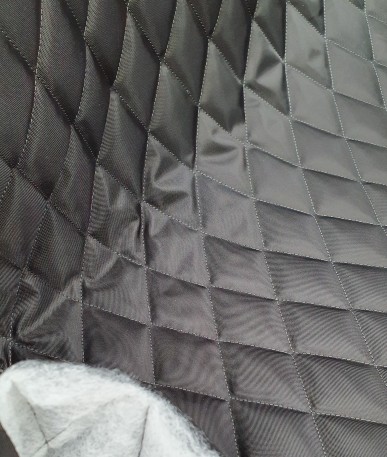 Quilted Fabric Diamond Design