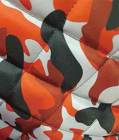 Quilted Army Camouflage Waterproof Fabric - Novelty
