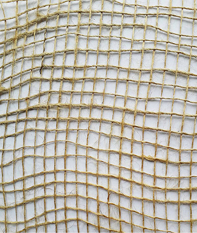 Narrow Hessian Scrim Netting - Natural