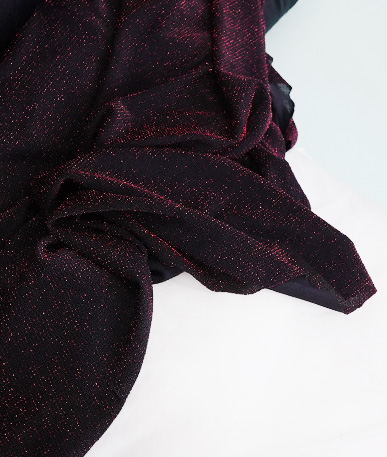 Nylon Frice Glitter Lurex