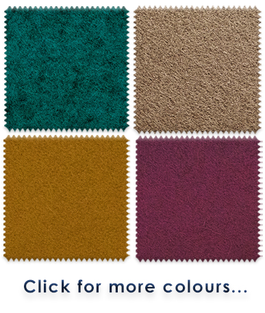 100% Pure New Wool Melton Fabric | Fern