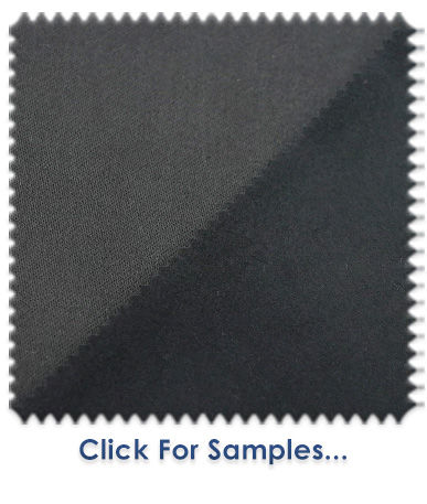 Single Face Commando Melton Fabric | Black