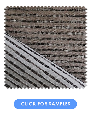 Stripe linen Fabric | Brown