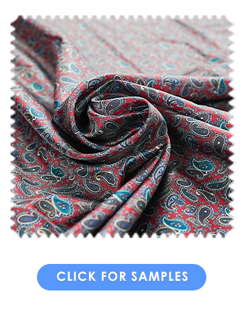 Paisley Lining Fabric  | Purple
