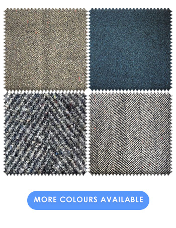 Fine Tweed Fabric | Dark Grey 