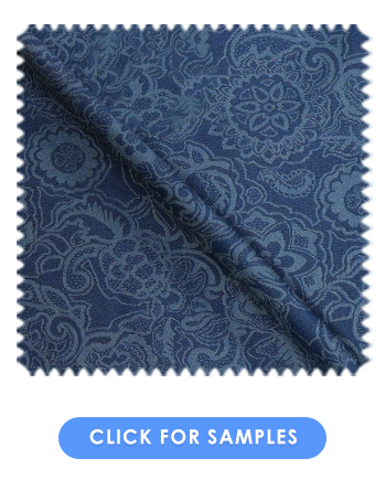 Mehmet Upholstery Fabric  | Navy