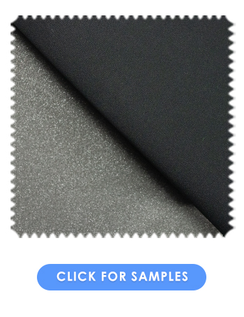 Bonded Foam Backed Polyester Fabric  | Black