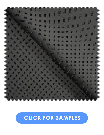 Perforated Foam Backed Vinyl Headliner Fabric | Black