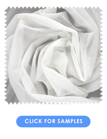 Breathable PU Coated Fabric | White