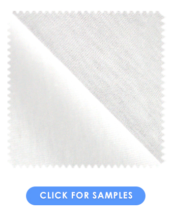 Premium Cotton-Elastane Fabric | White