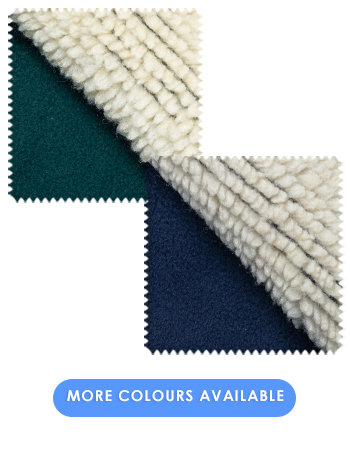 Bonded Sherpa Fleece Fabric | Green