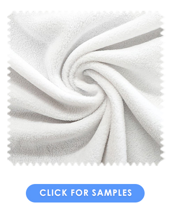 White Plain Fleece Fabric