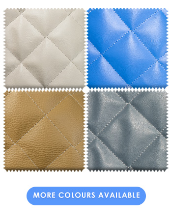 Unique Quilted Fabric Box design | Blue