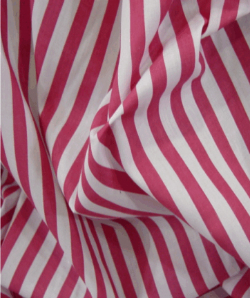 Striped Polycotton Fabric – 1cm Stripe