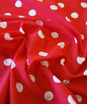 Spots Polka Dots - Dark Ground | Red