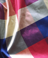 Silk Dupion Checks Tibet | Multi (733)