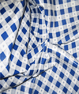 PVC Table Cloth Cafe Check half Inch
