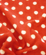 Polka Dot Printed Fleece