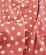 Polka Dot Printed Fleece