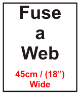 Fuse-a-Web Fabric Bond | White