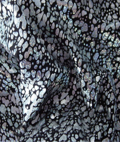 Holographic Splatter/Cheetah Lycra Fabric