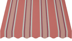 Awning Fabric Fire Stripes | Sydney (7464)