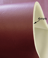 4mm Foam Backed Leatherette (Fire Retardant)