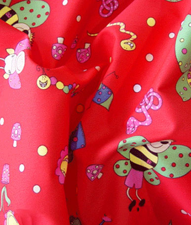 Teredo Fun Bugs Polycotton Drill Fabric