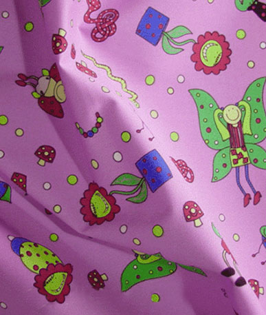 Teredo Fun Bugs Polycotton Drill Fabric