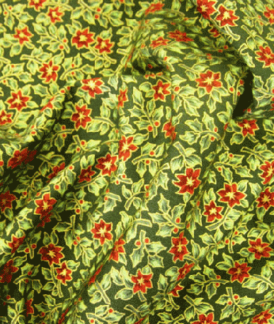 Christmas Print Flower Holly Leaf (CP0500)