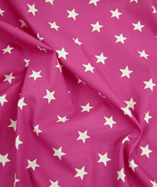 White Stars on Cotton