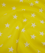 White Stars on Cotton
