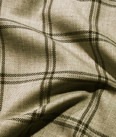 Baird Tweed Curtain Material - Camel