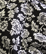 Metallic Jacquard Flowers (X476)