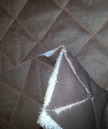 Quilted Antique Waxed Fabric